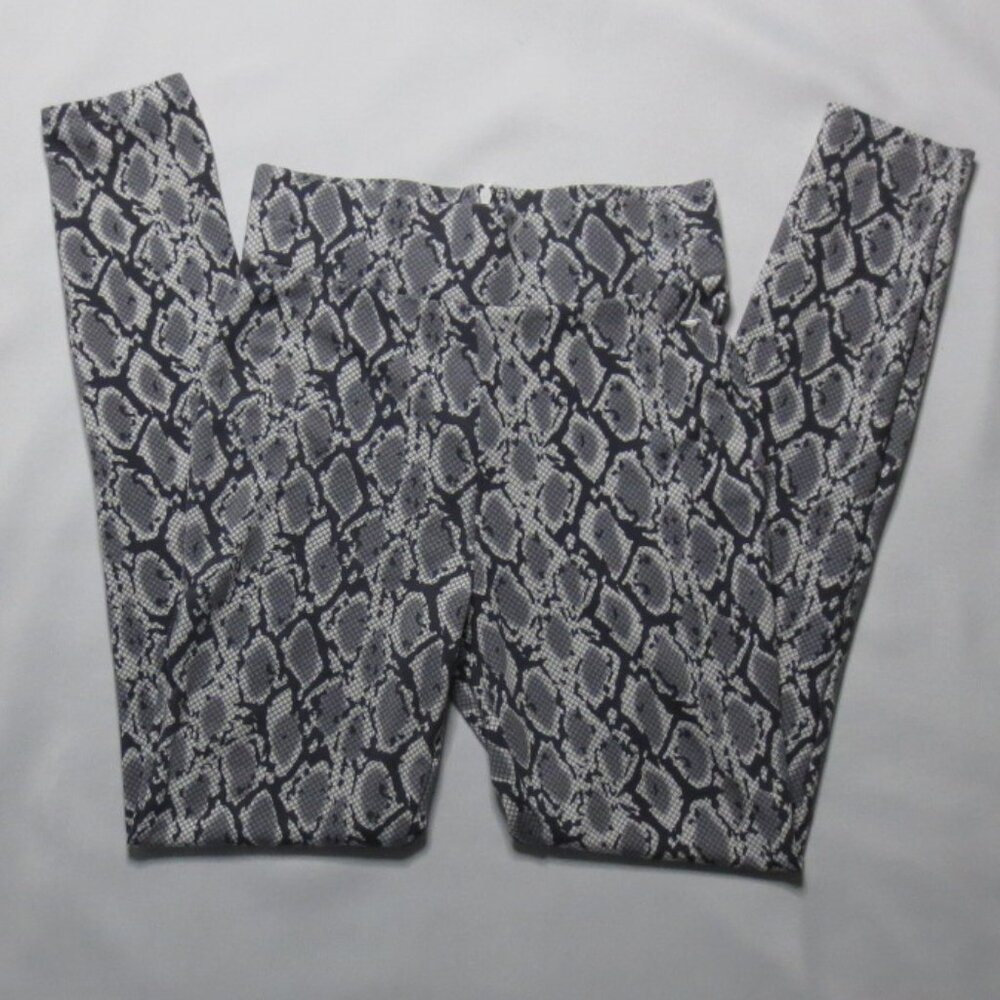 4/$14 GUESS womens PANTS gray YOGA leggings SNAKESKIN active HIGH-RISE SIZE M